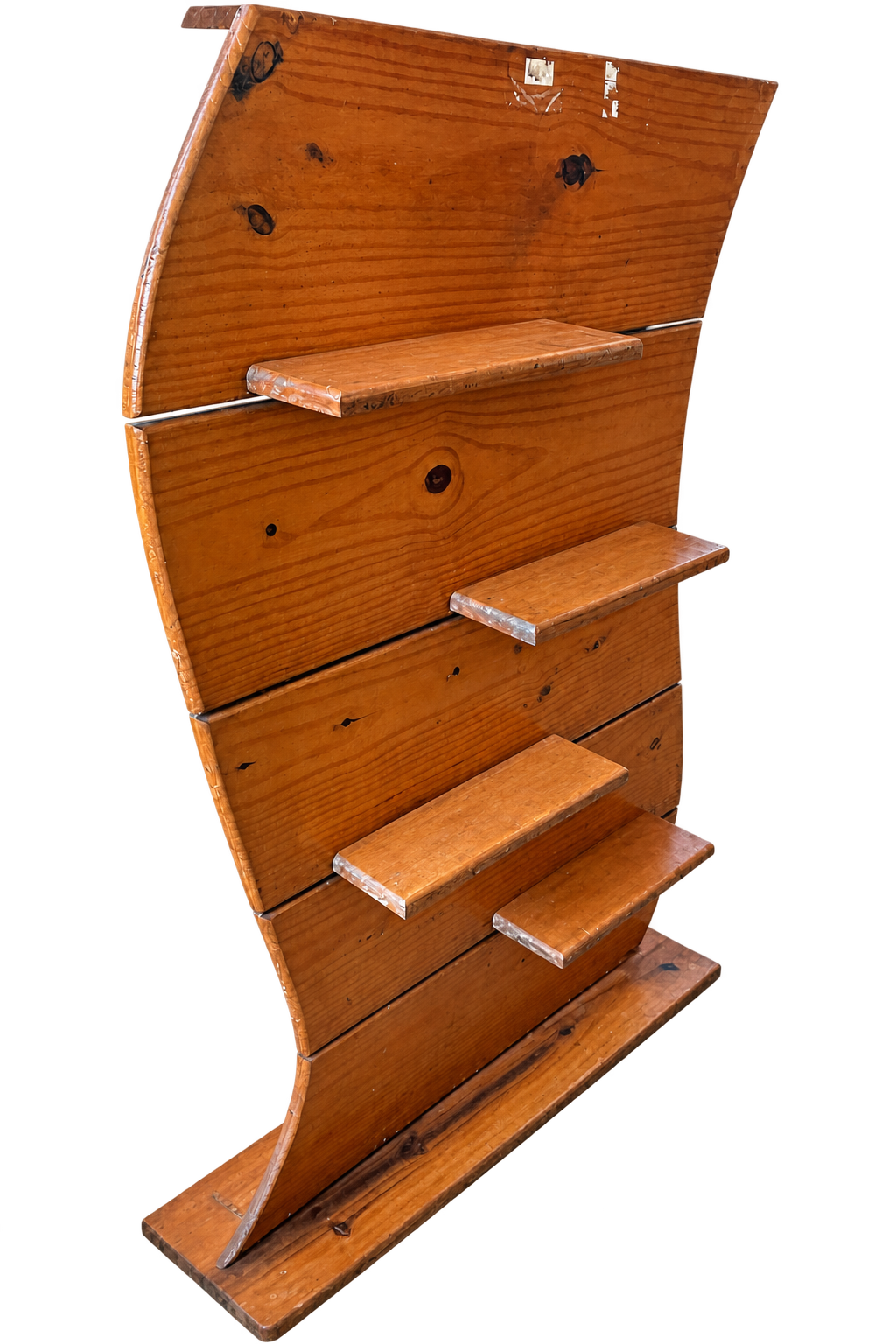 Movel Loja Painel/Estante Pinus Comum Pintada - 99 x 145 (L x A)
